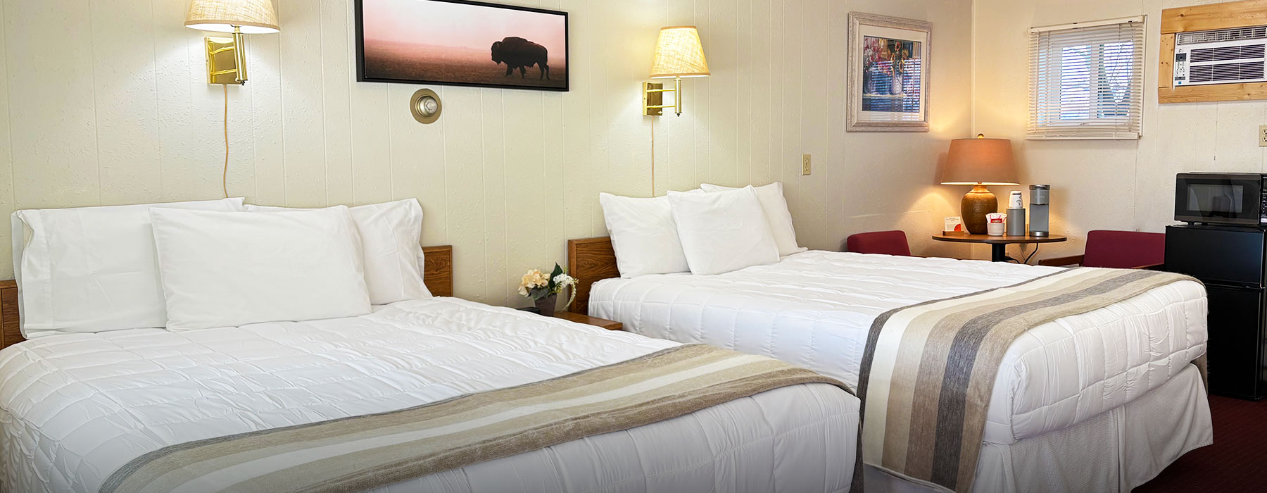 Double queen guest room